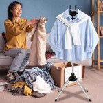 Adjustable Height Steam Iron - Aluminum Alloy Iron Stand with Non-Slip Base, Suitable for Home and Professional Use, Black